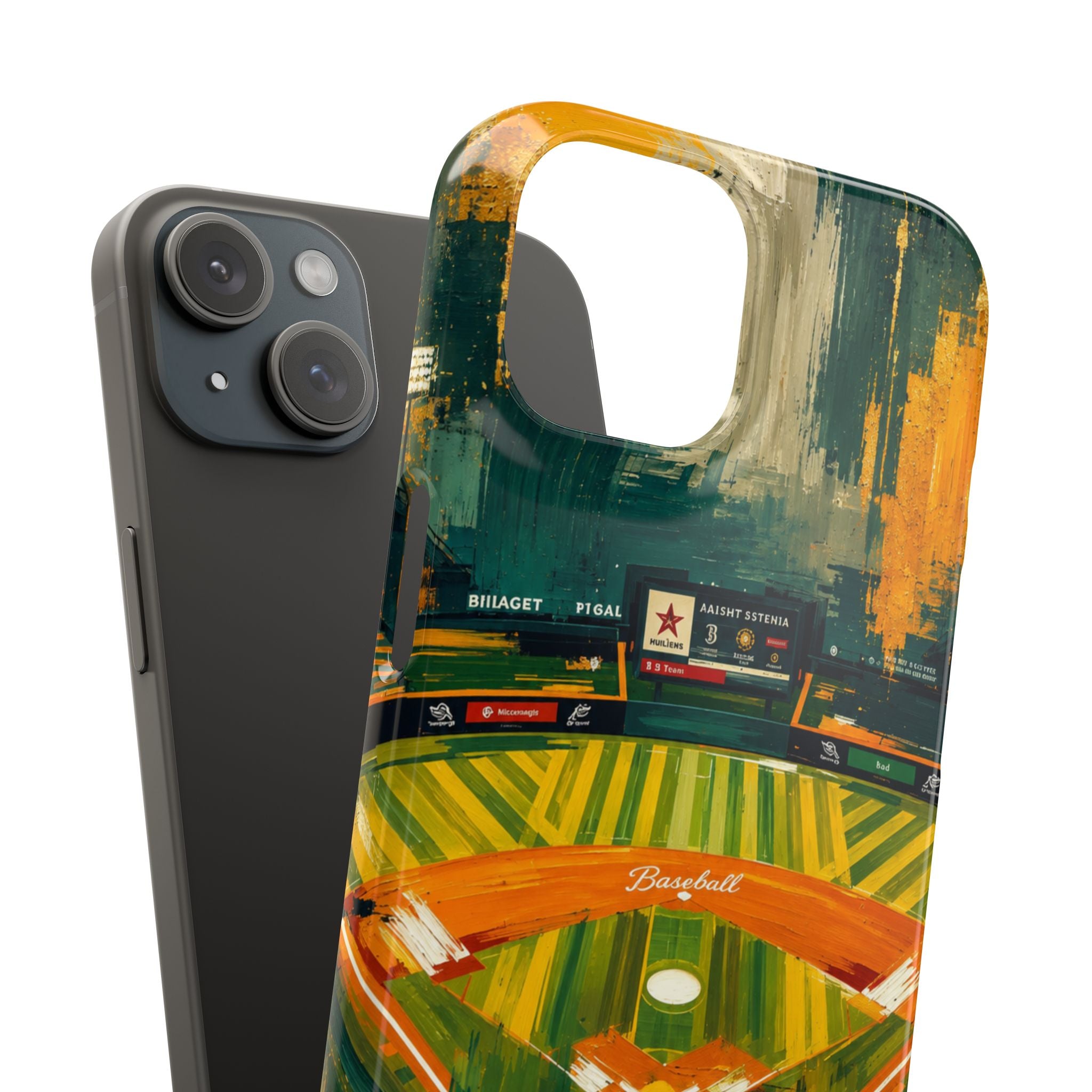 Abstract Baseball Stadium Phone Case
