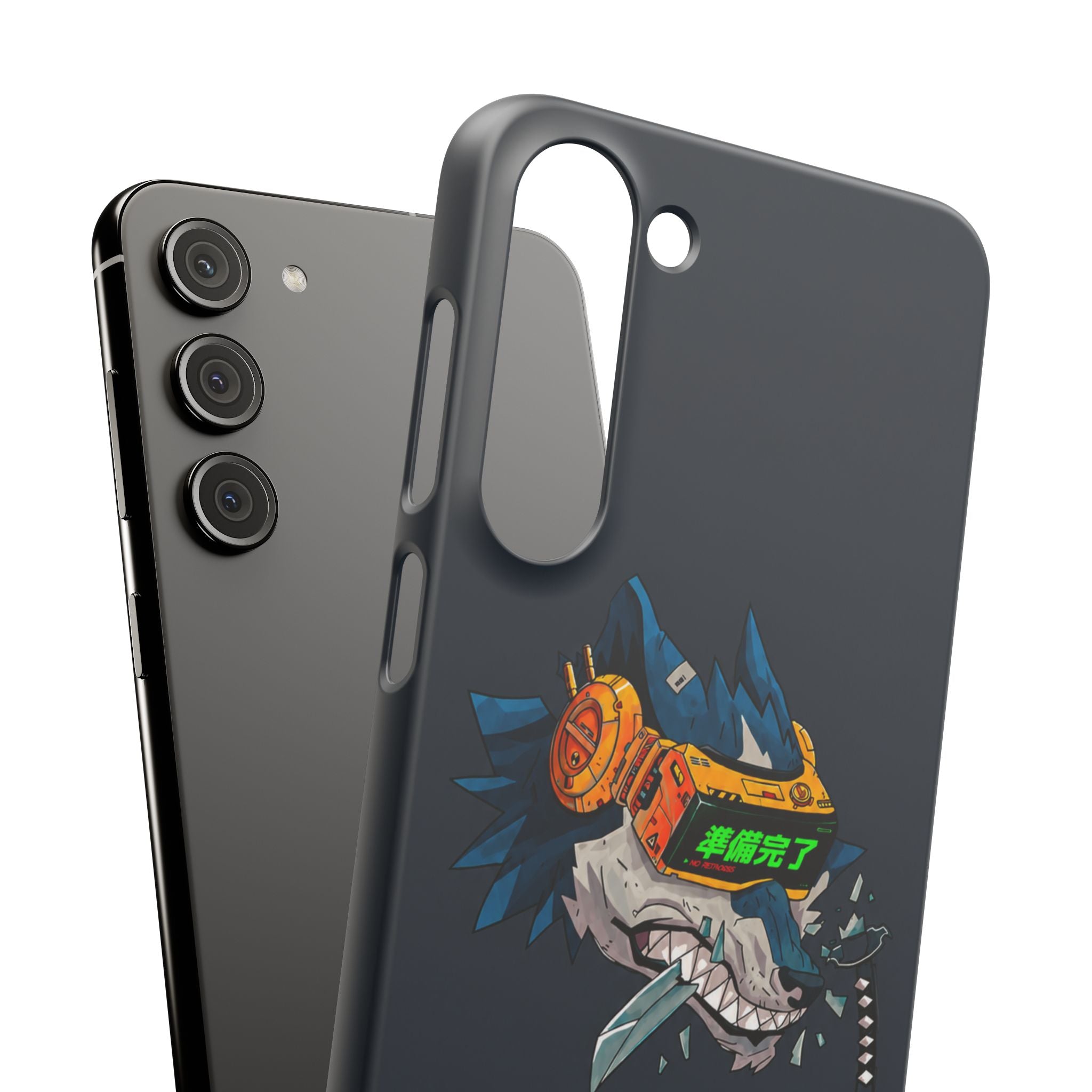 Cyberpunk Wolf Phone Case