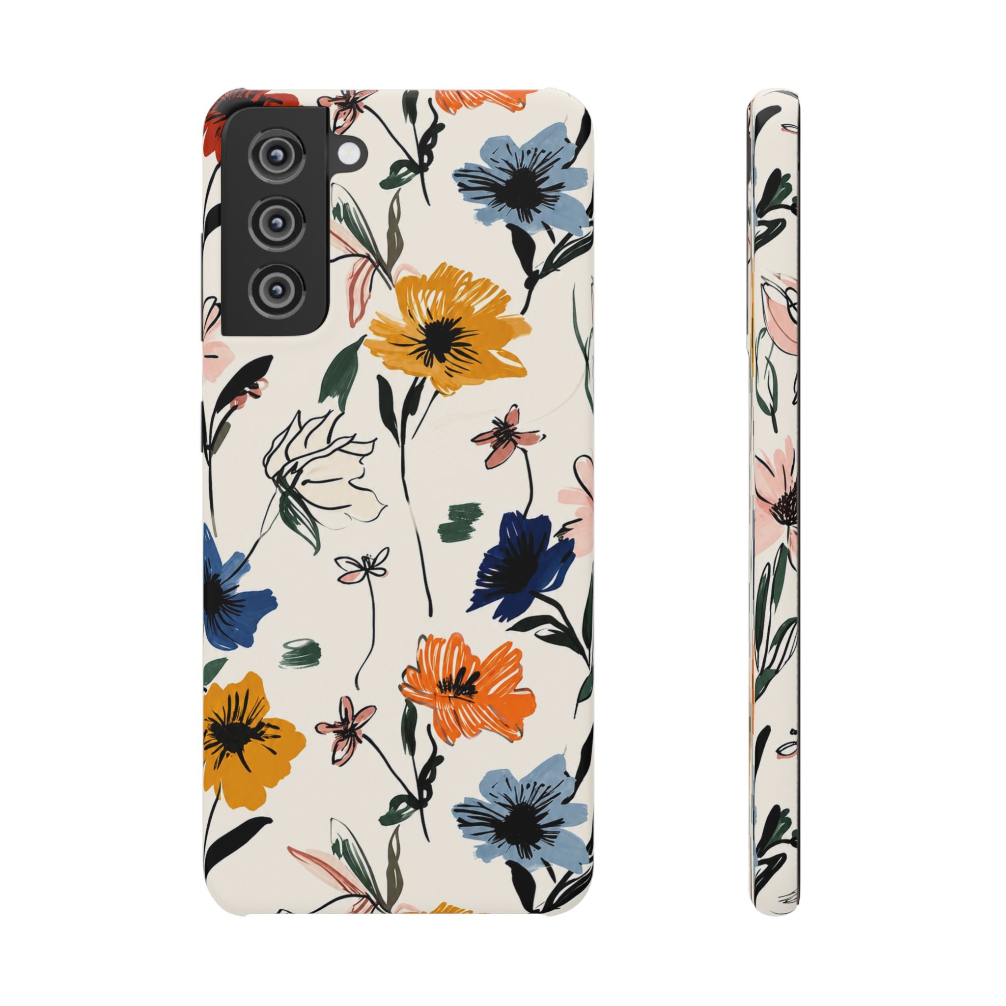 Wildflower Sketch Phone Case