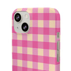 Pink Gingham Phone Case