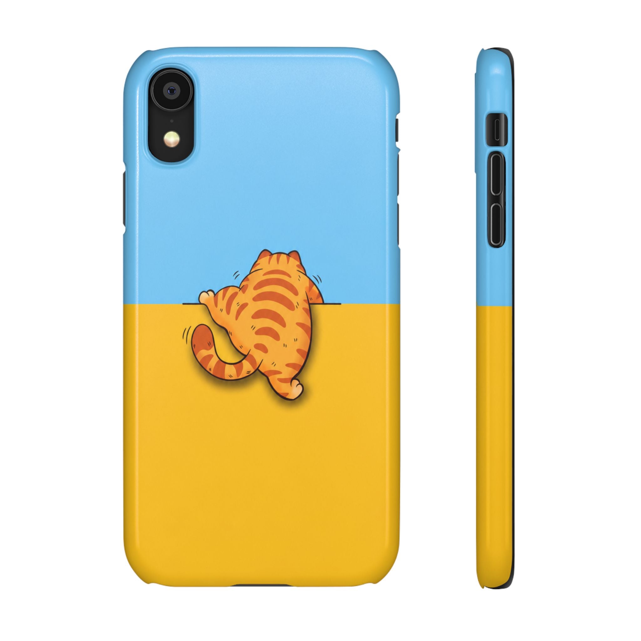 Peekaboo Orange Cat Phone Case