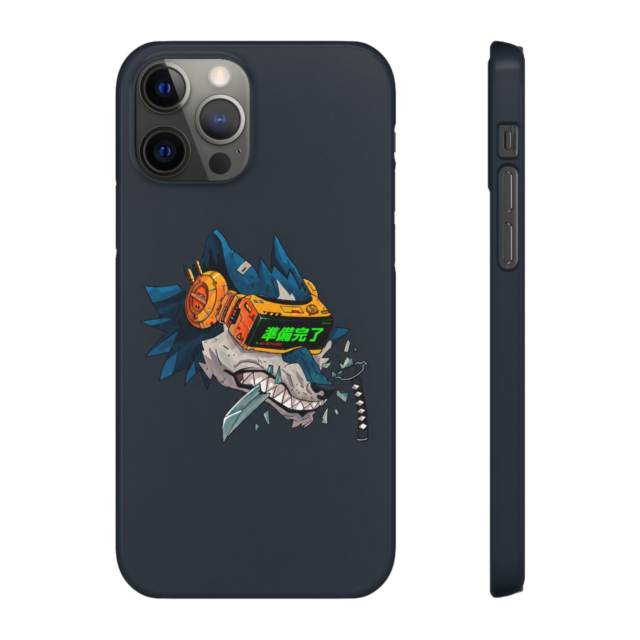 Cyberpunk Wolf Phone Case