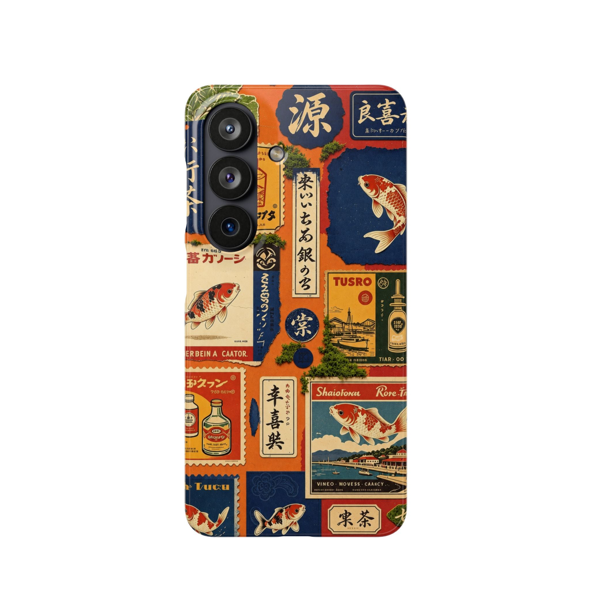Vintage Japanese Koi Phone Case