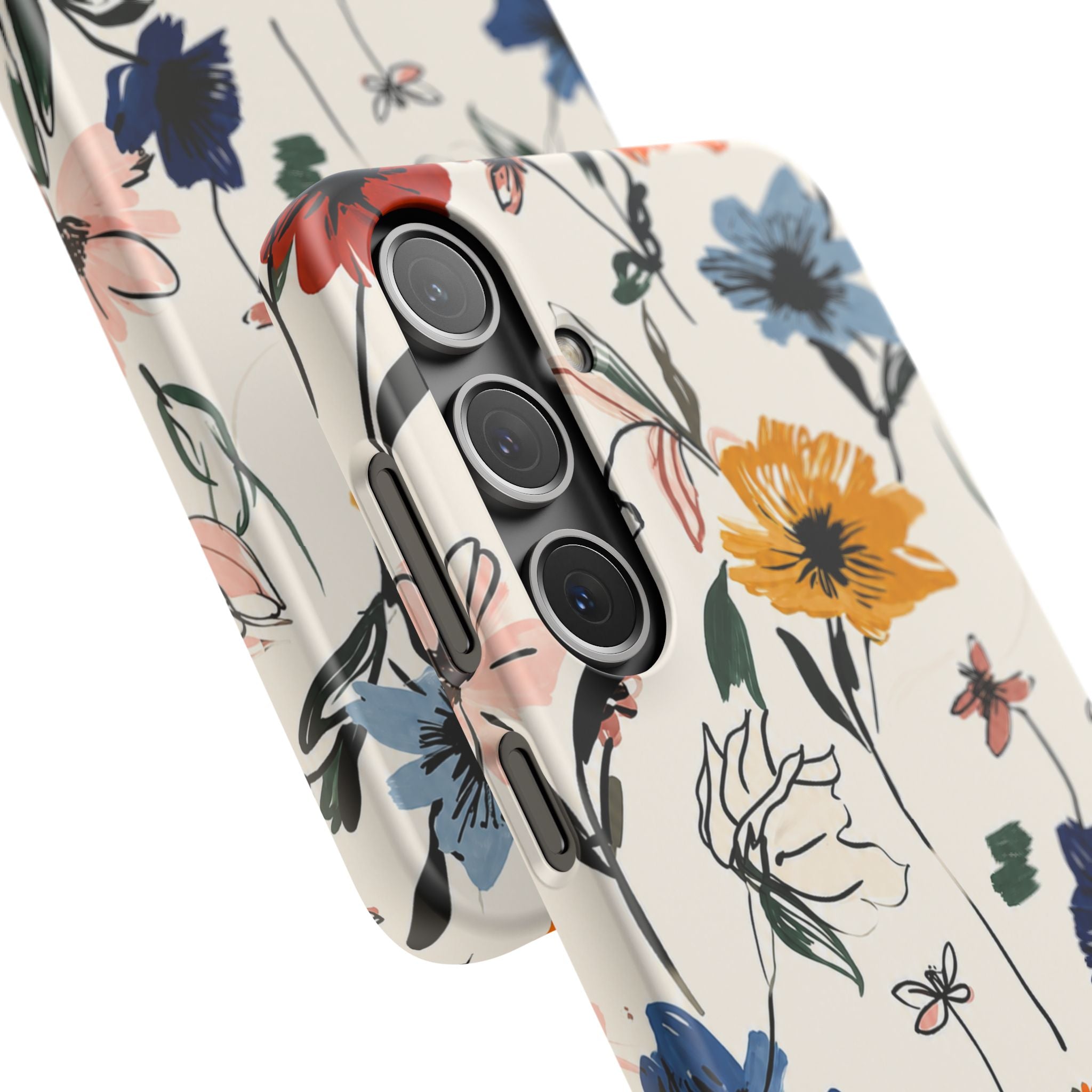 Wildflower Sketch Phone Case