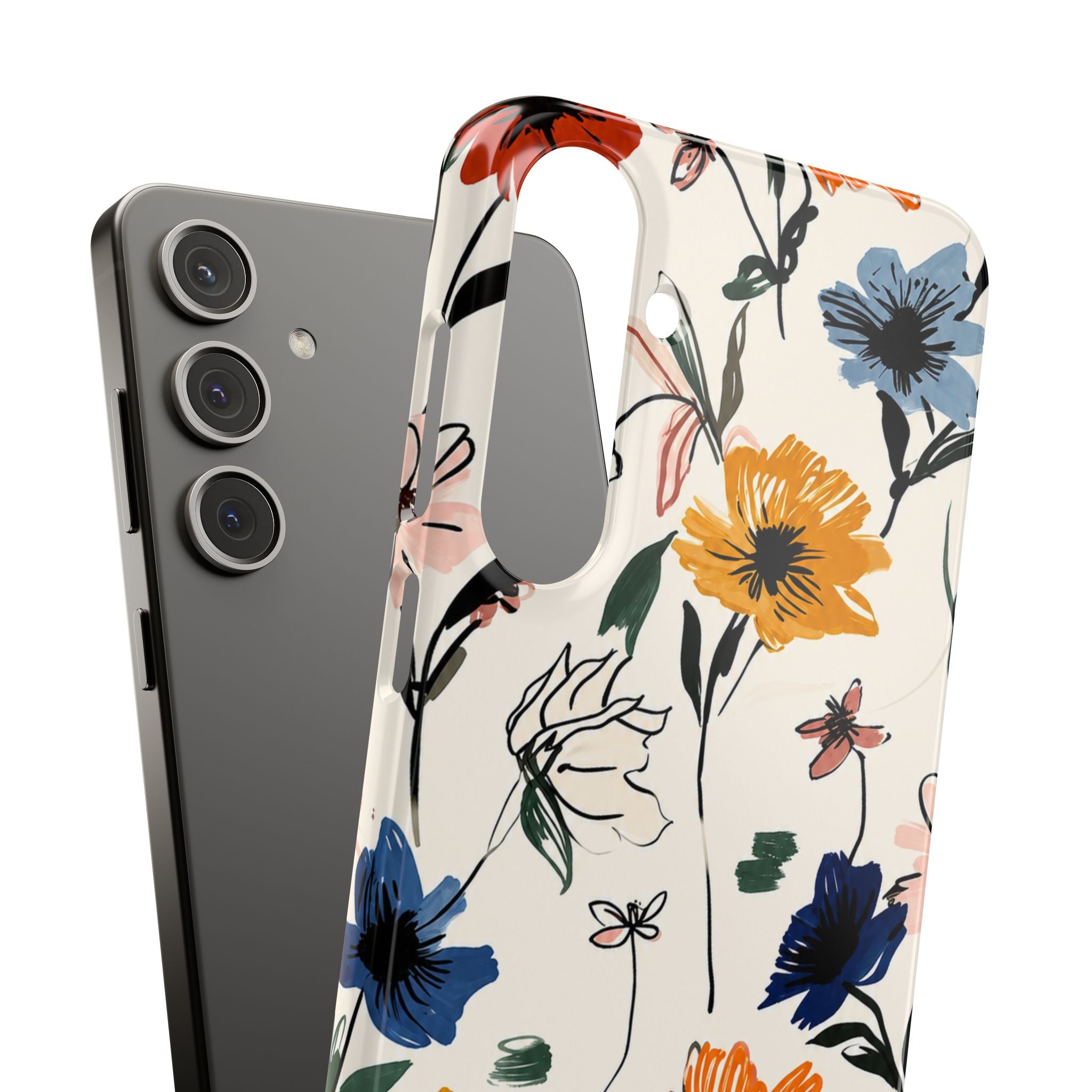 Wildflower Sketch Phone Case