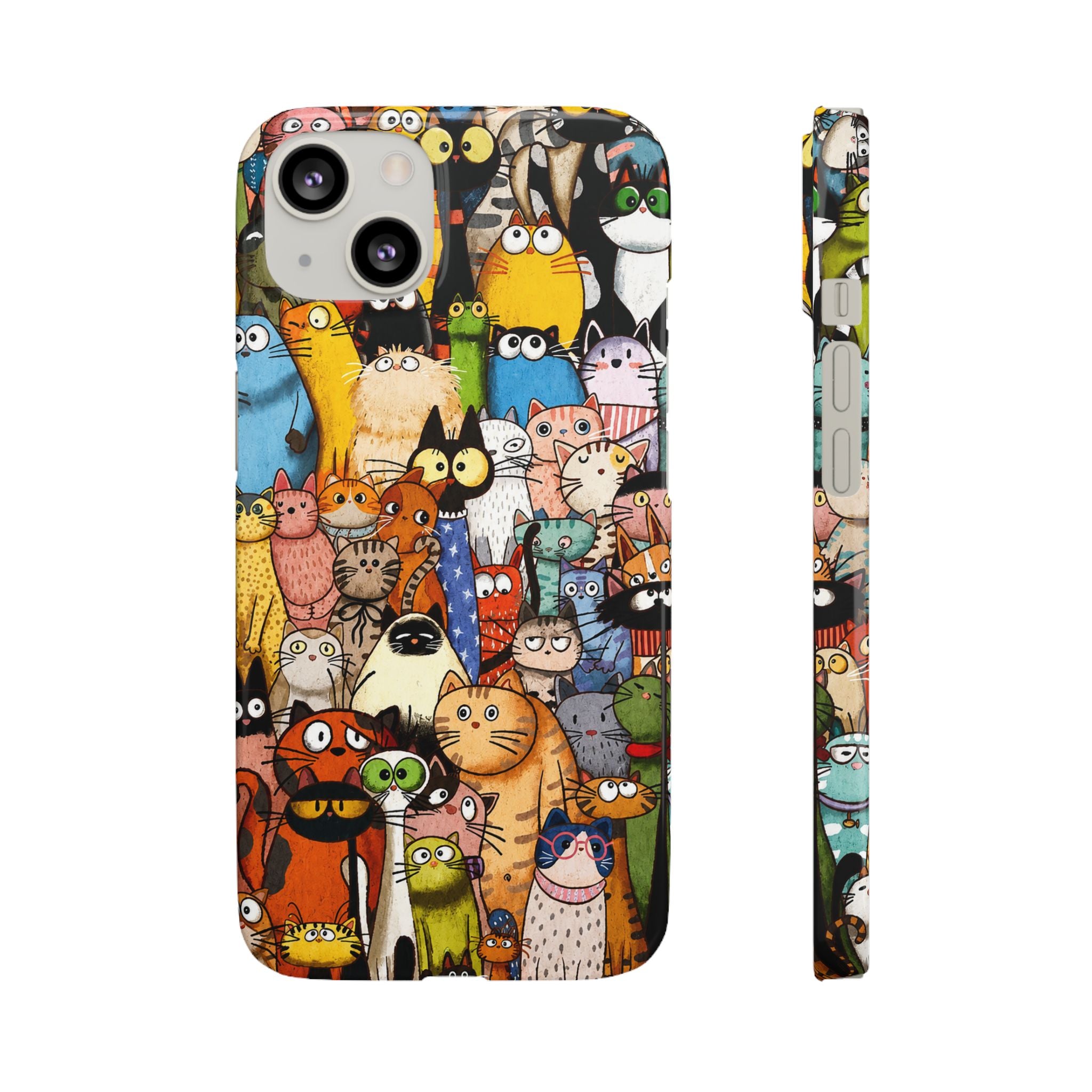 Cute Cat Pattern Phone Case
