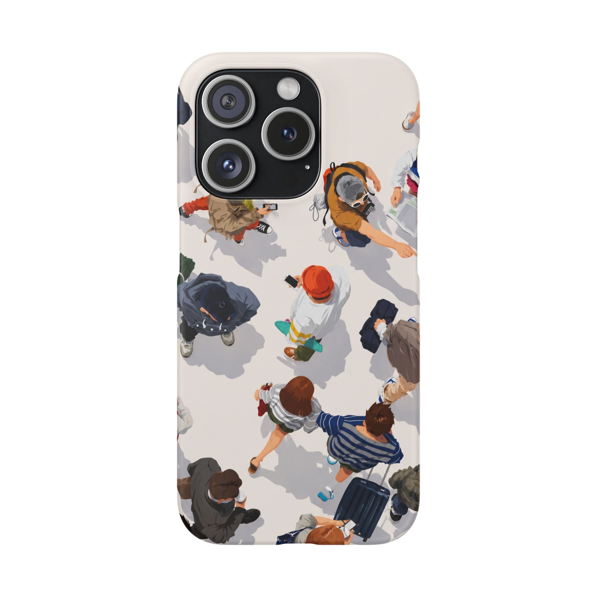 City Crowd Aesthetic Phone Case