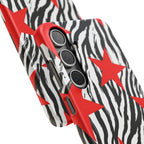 Retro Zebra Stars Phone Case
