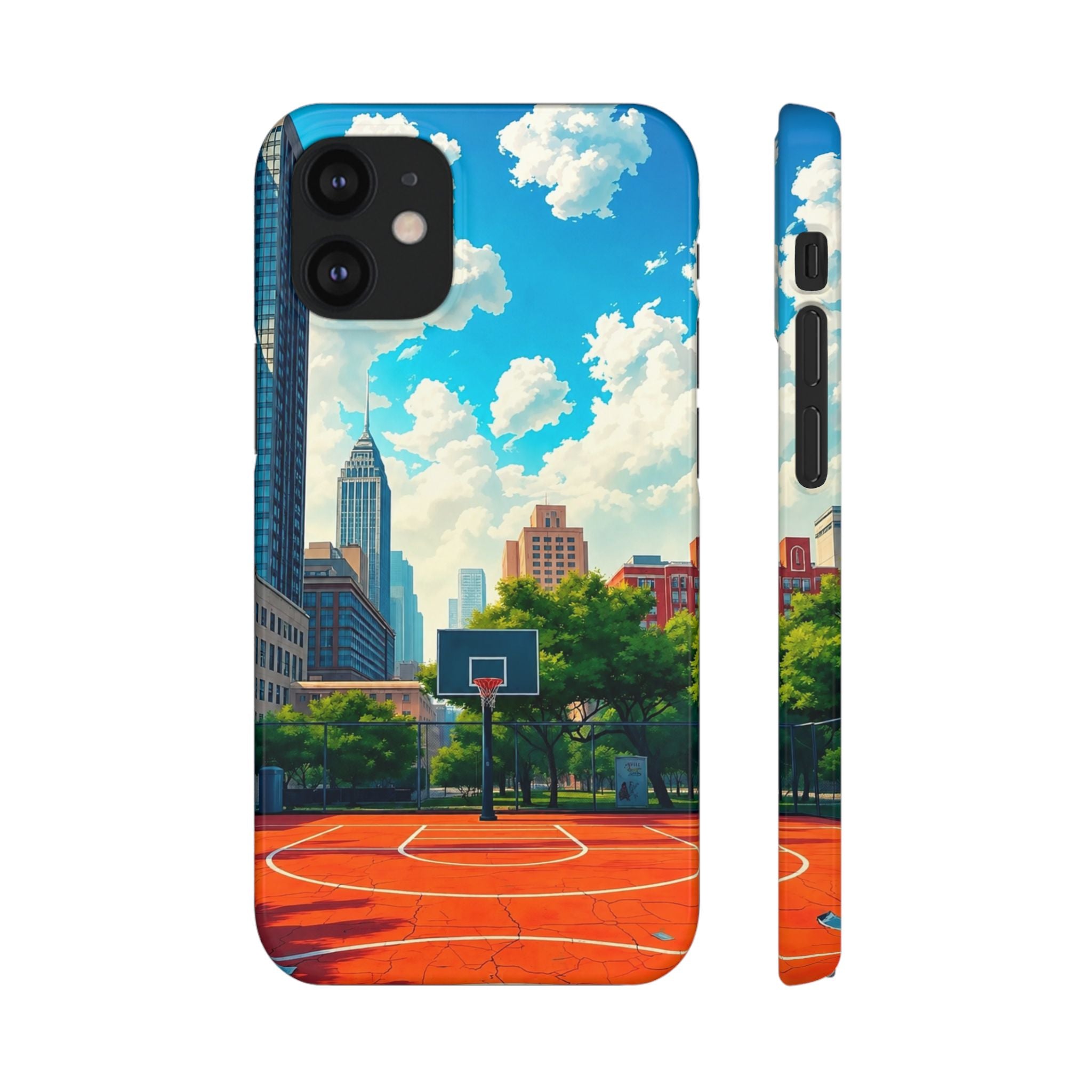 Urban Basketball Court Phone Case