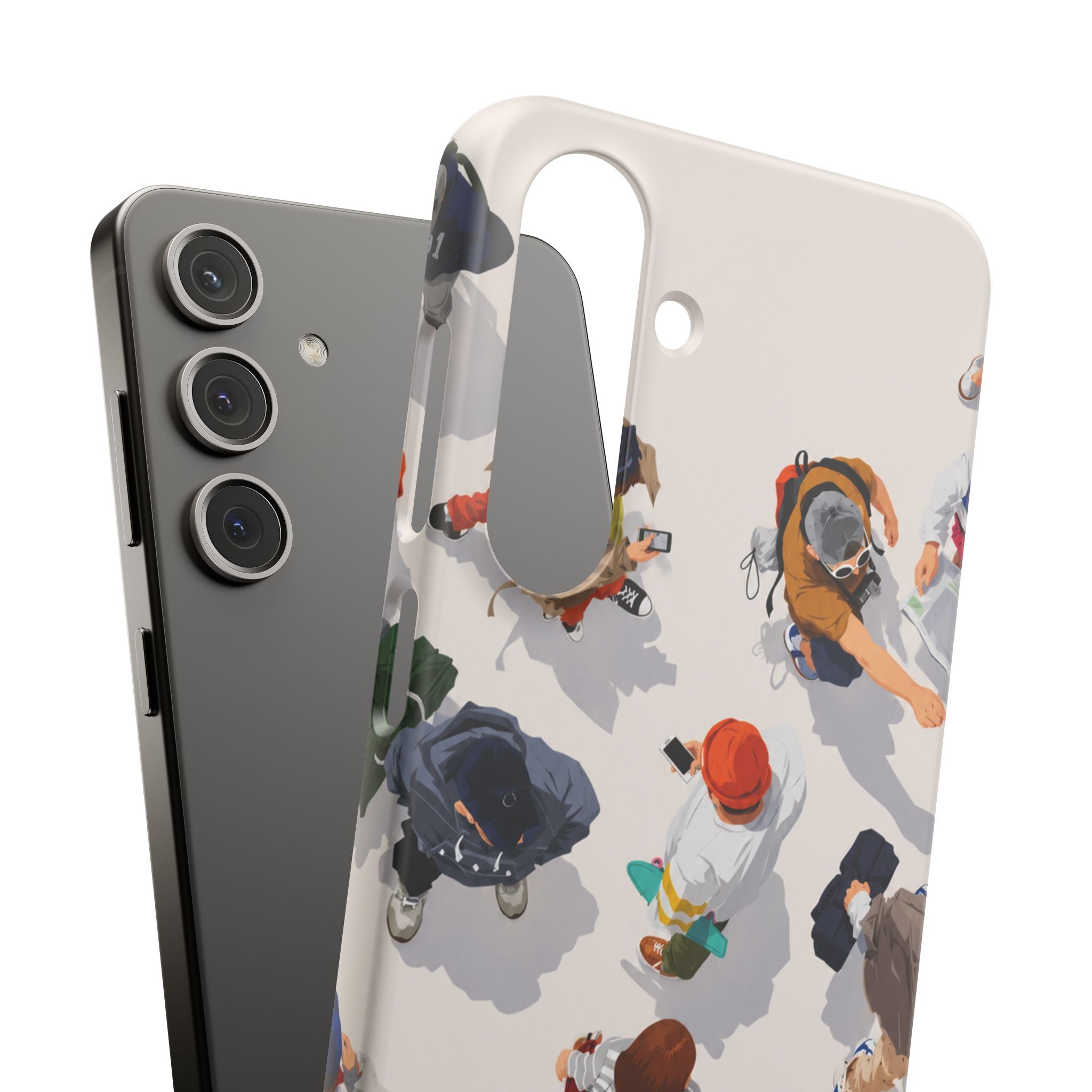 City Crowd Aesthetic Phone Case