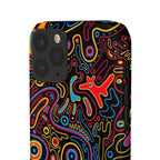 Neon Maze Phone Case