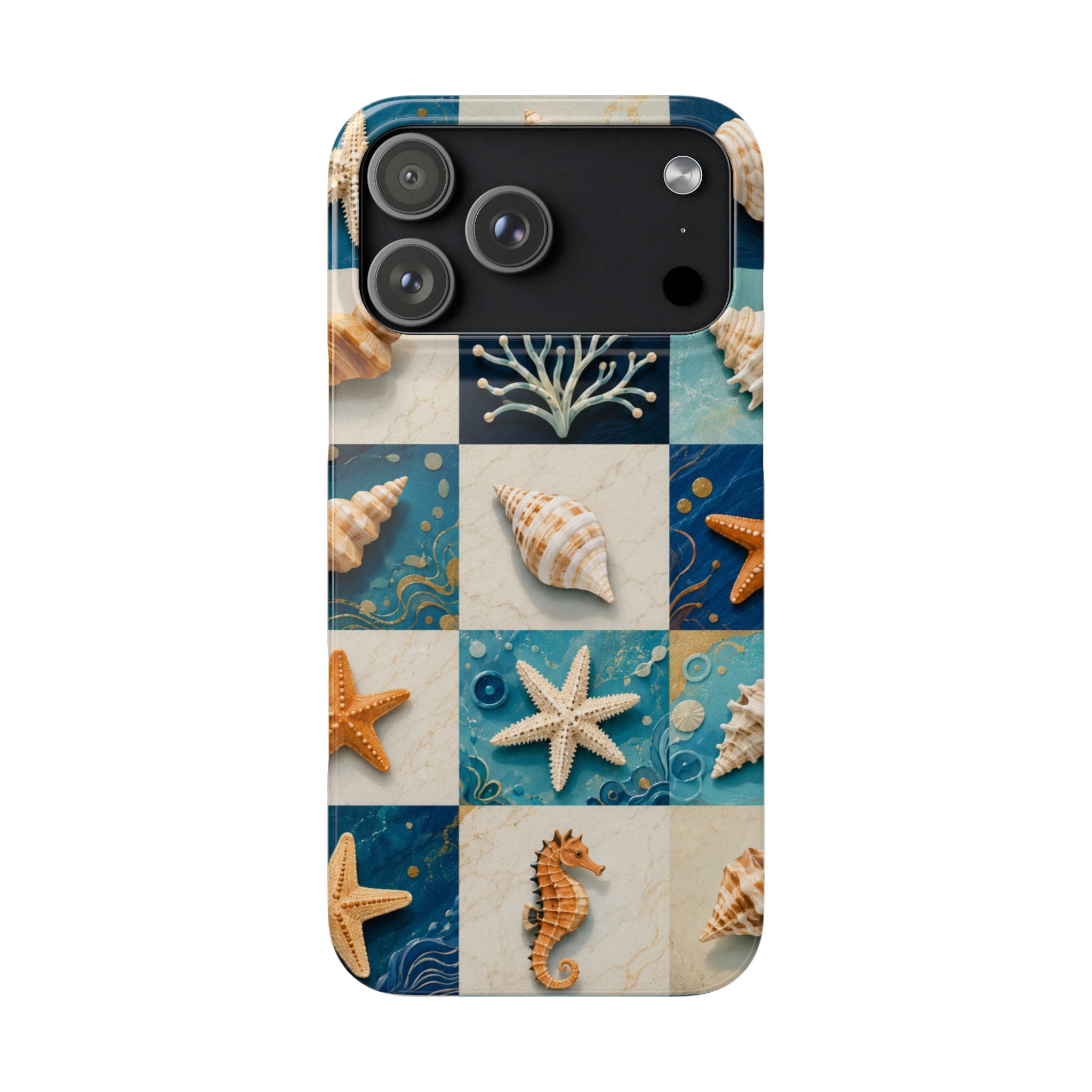Coastal Seashell Mosaic Phone Case