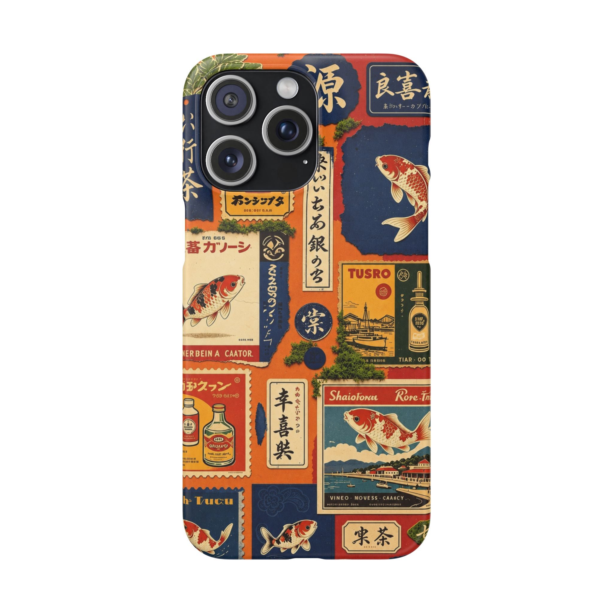 Vintage Japanese Koi Phone Case