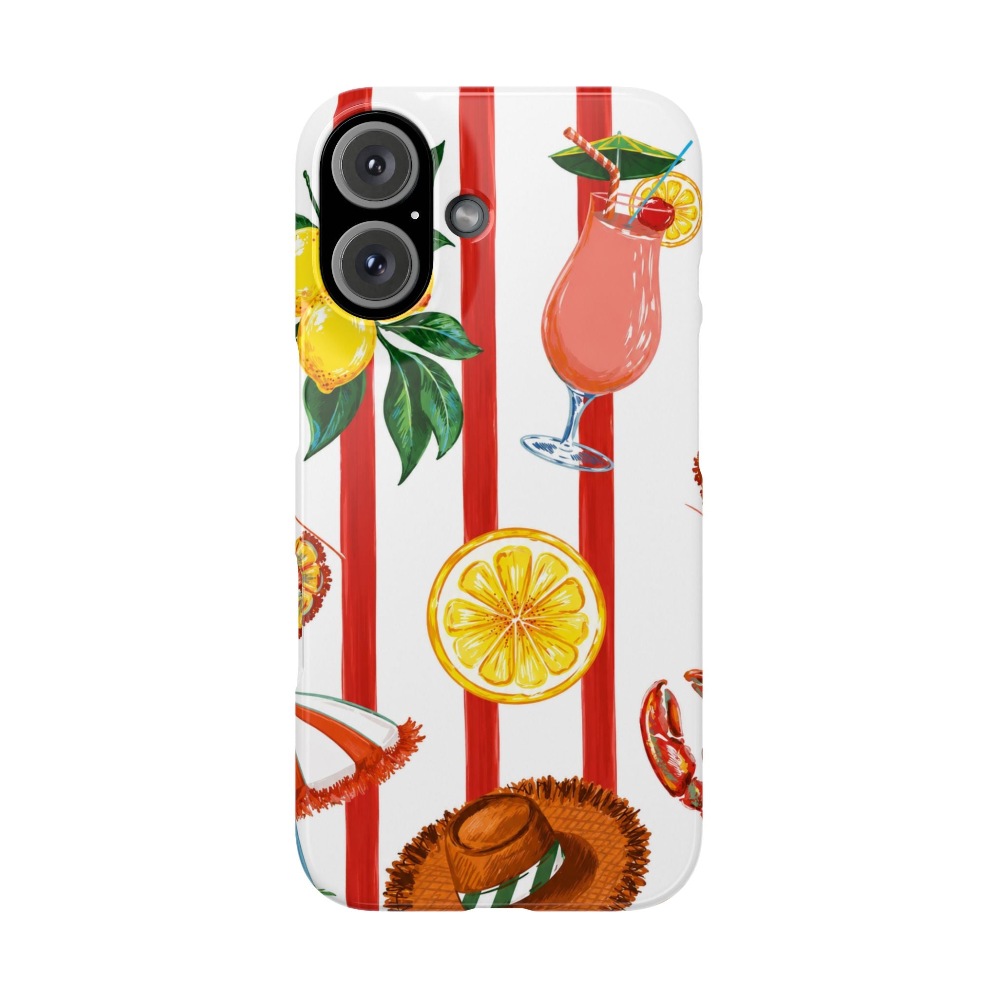 Lemon Coast – Summer Citrus Phone Case