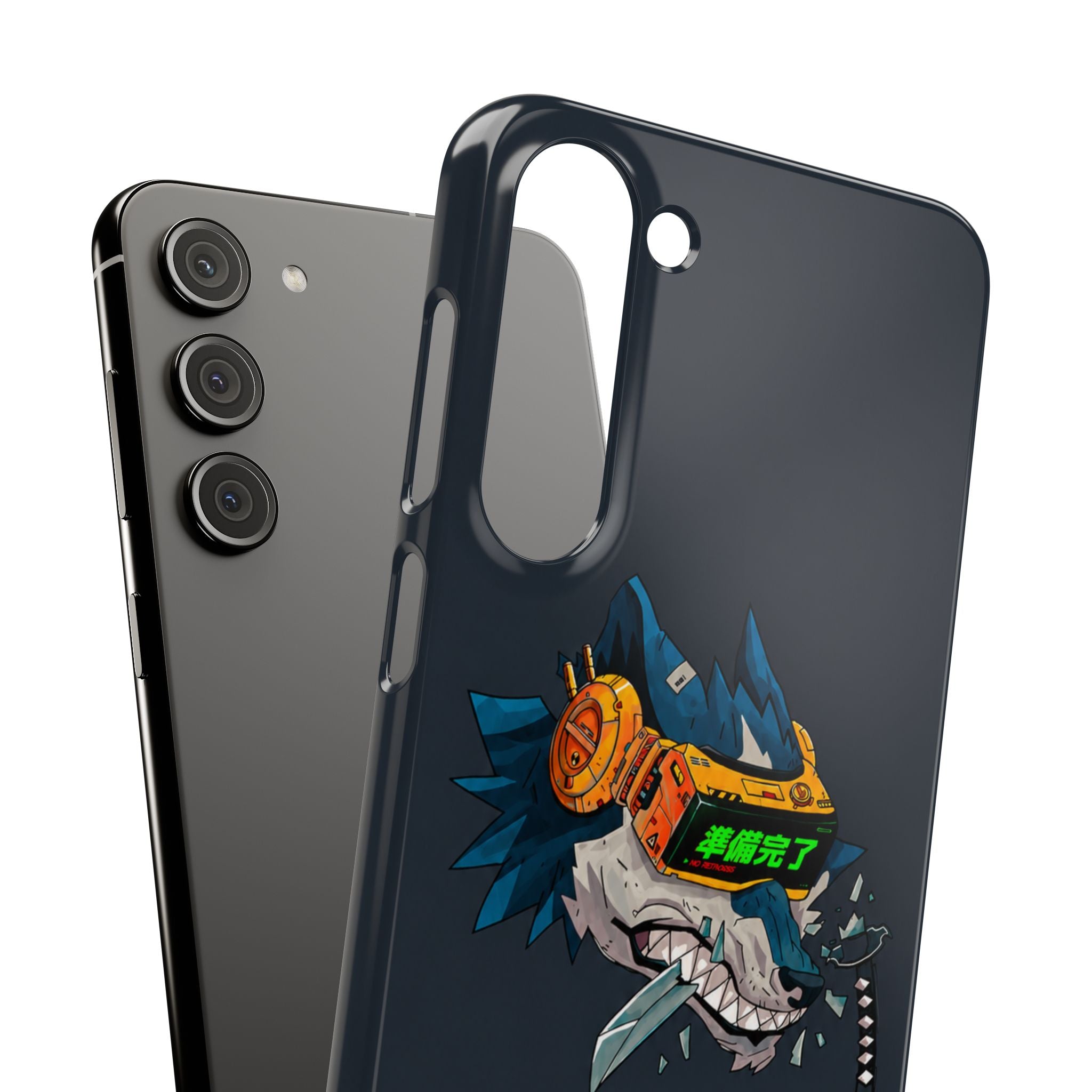 Cyberpunk Wolf Phone Case
