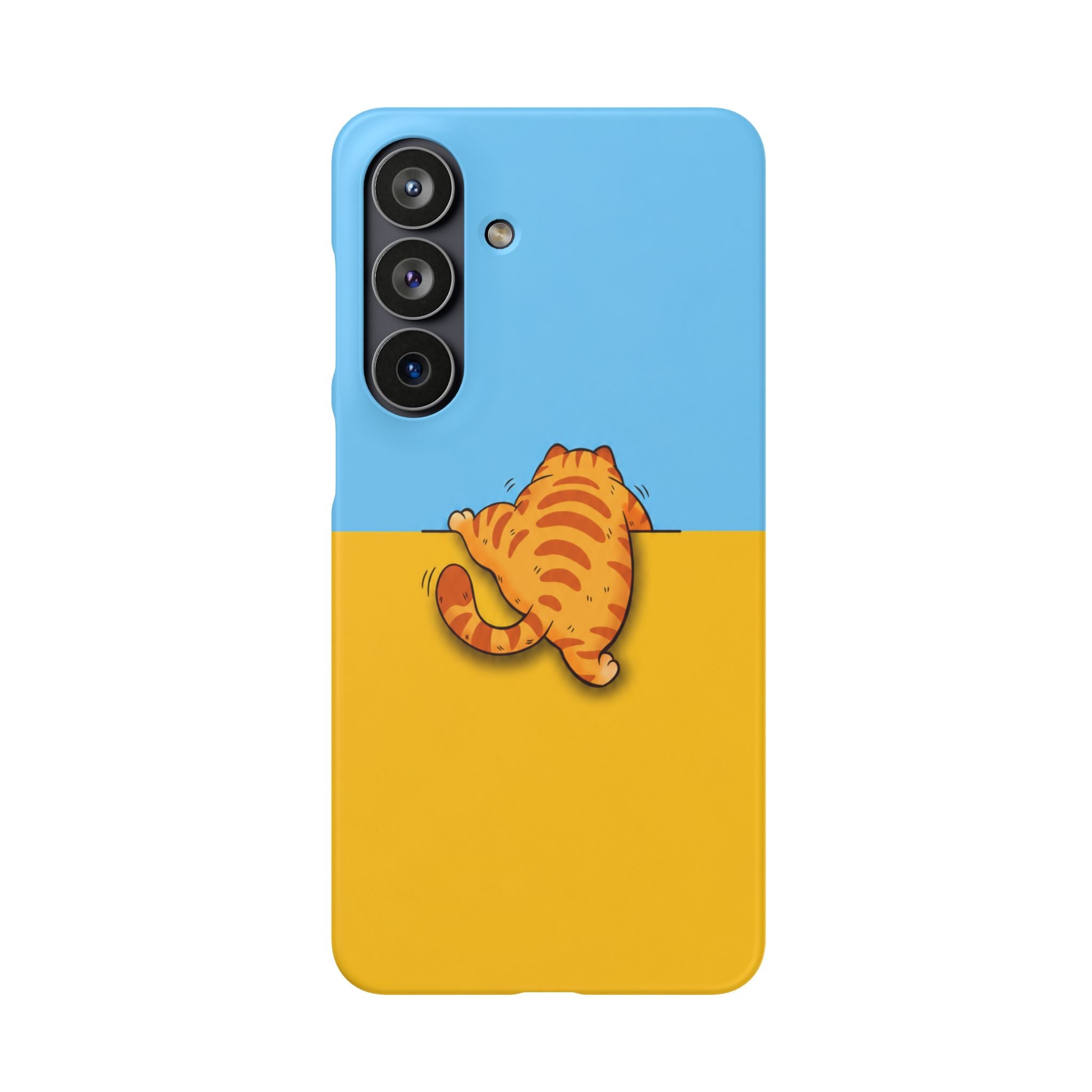 Peekaboo Orange Cat Phone Case