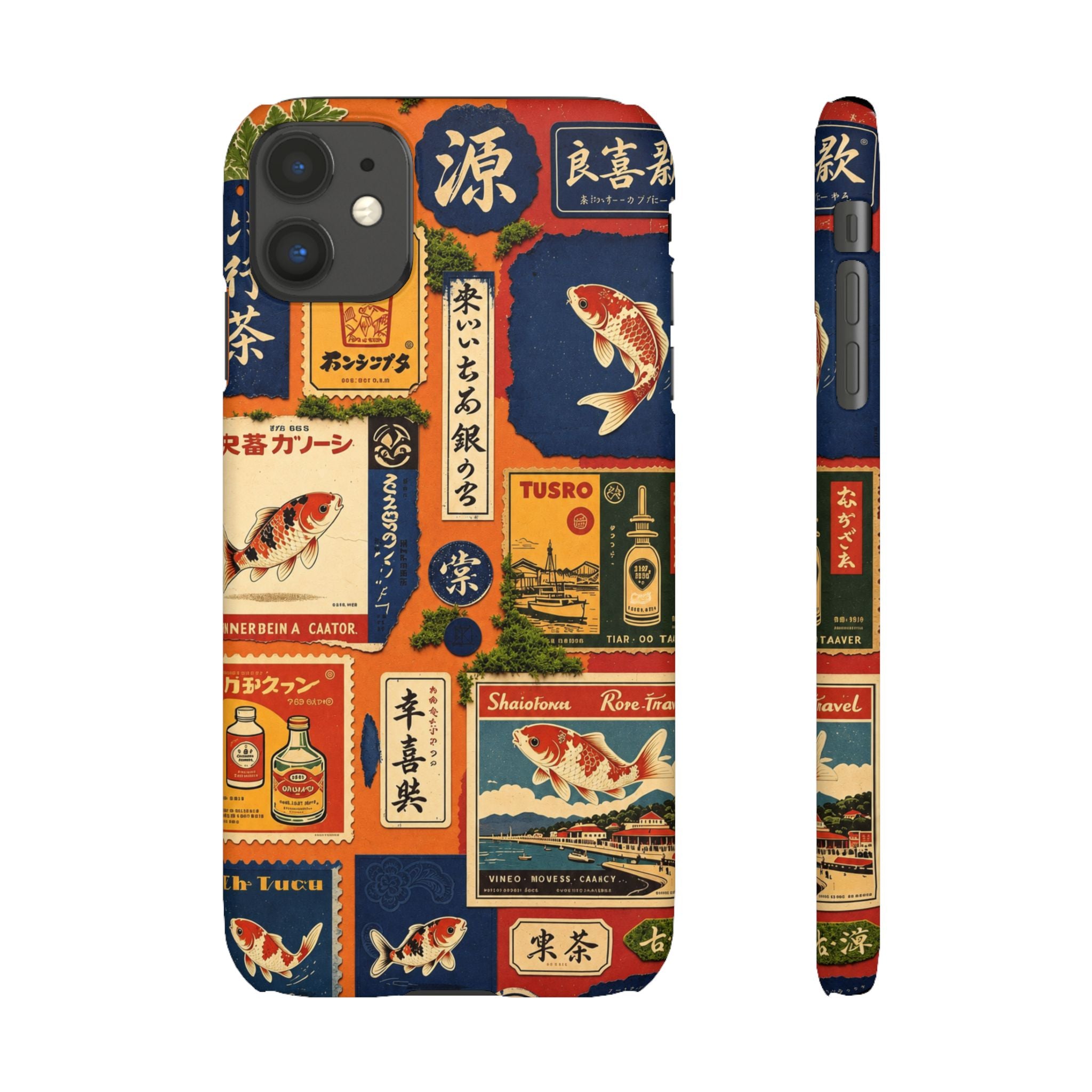 Vintage Japanese Koi Phone Case