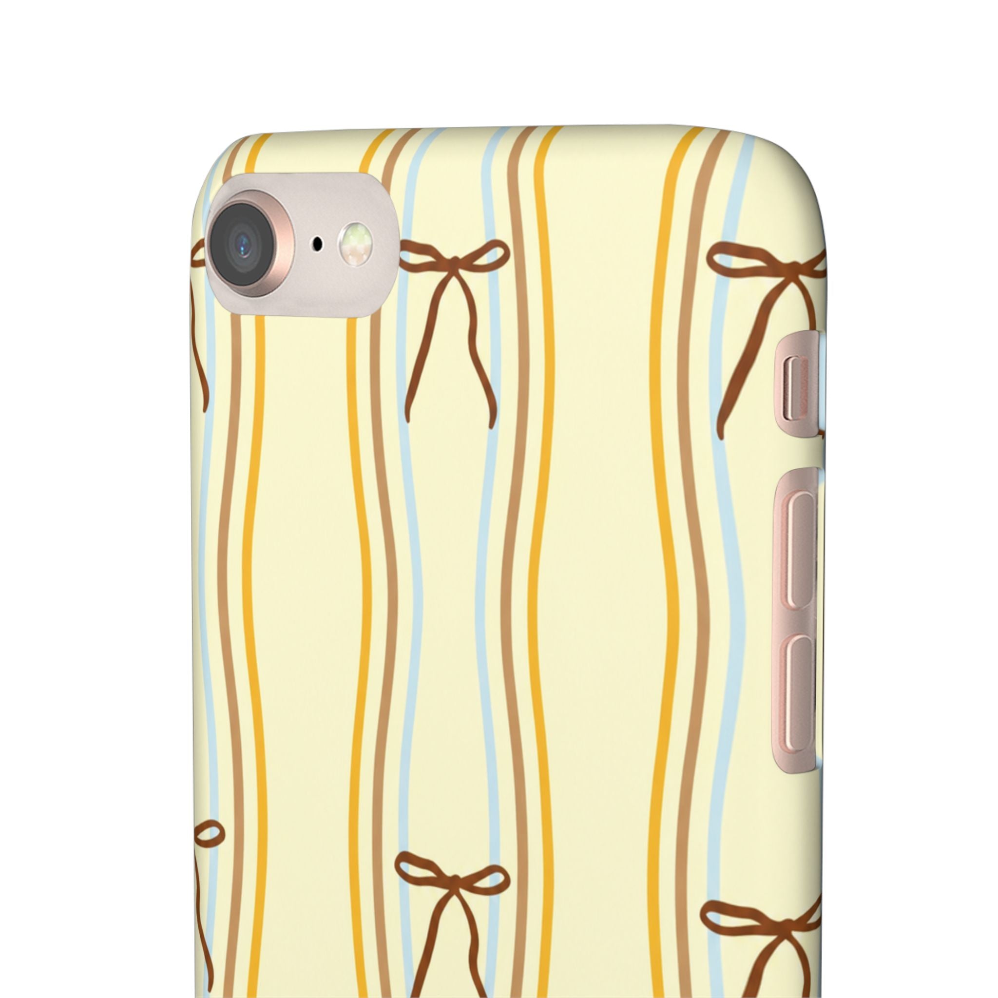 Bow Stripe Phone Case
