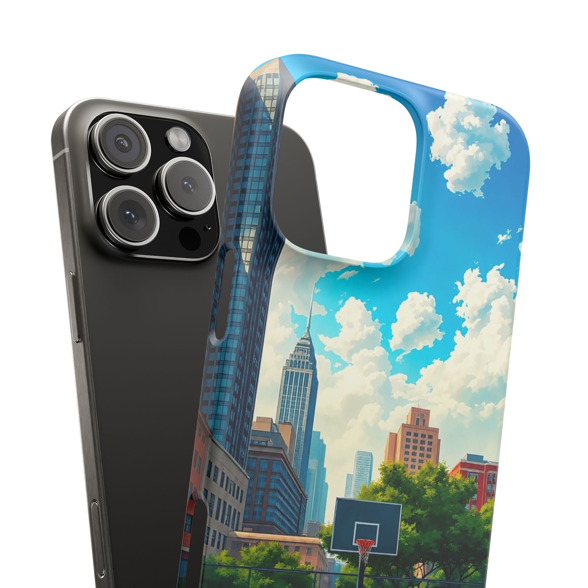 Urban Basketball Court Phone Case