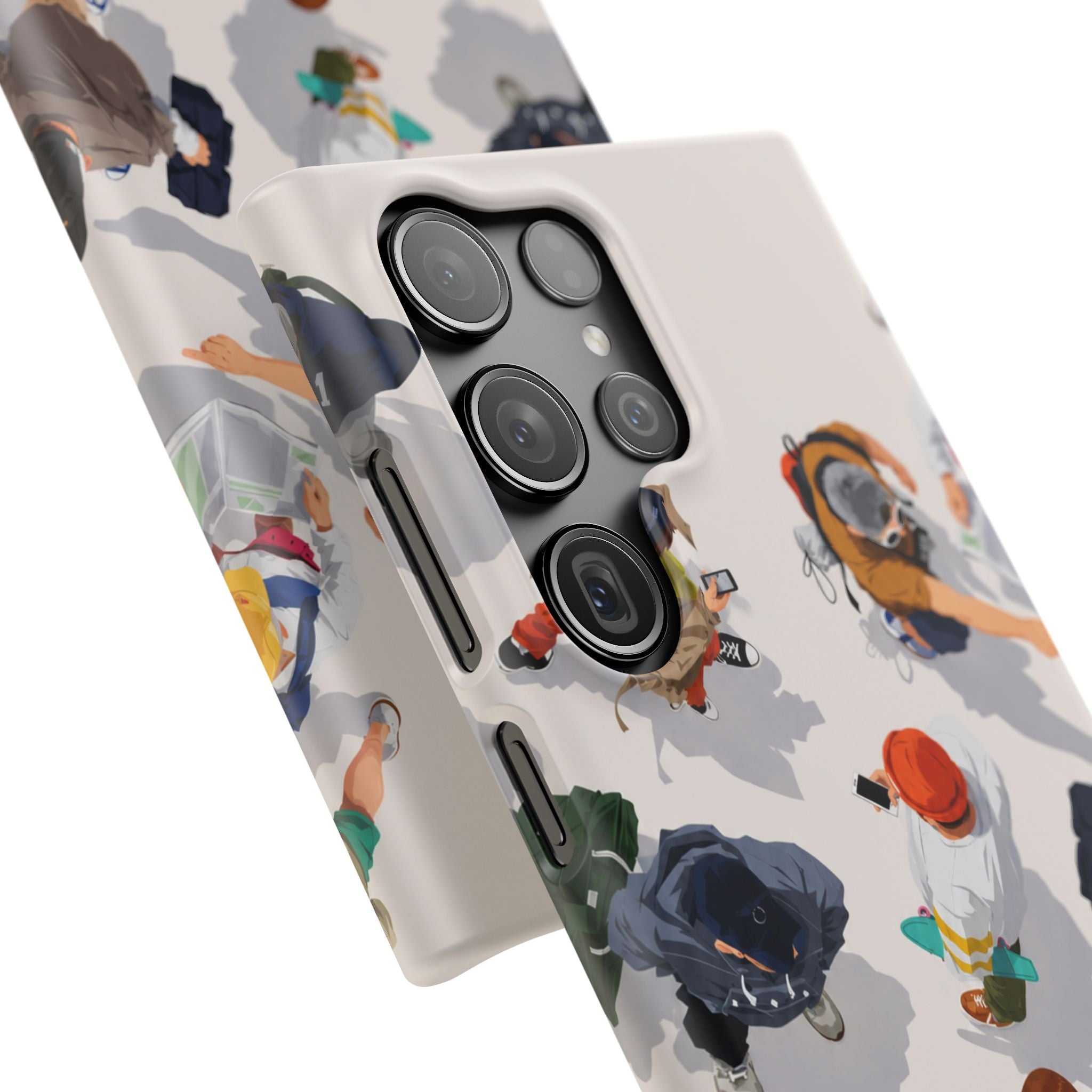 City Crowd Aesthetic Phone Case