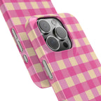Pink Gingham Phone Case