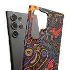Neon Maze Phone Case