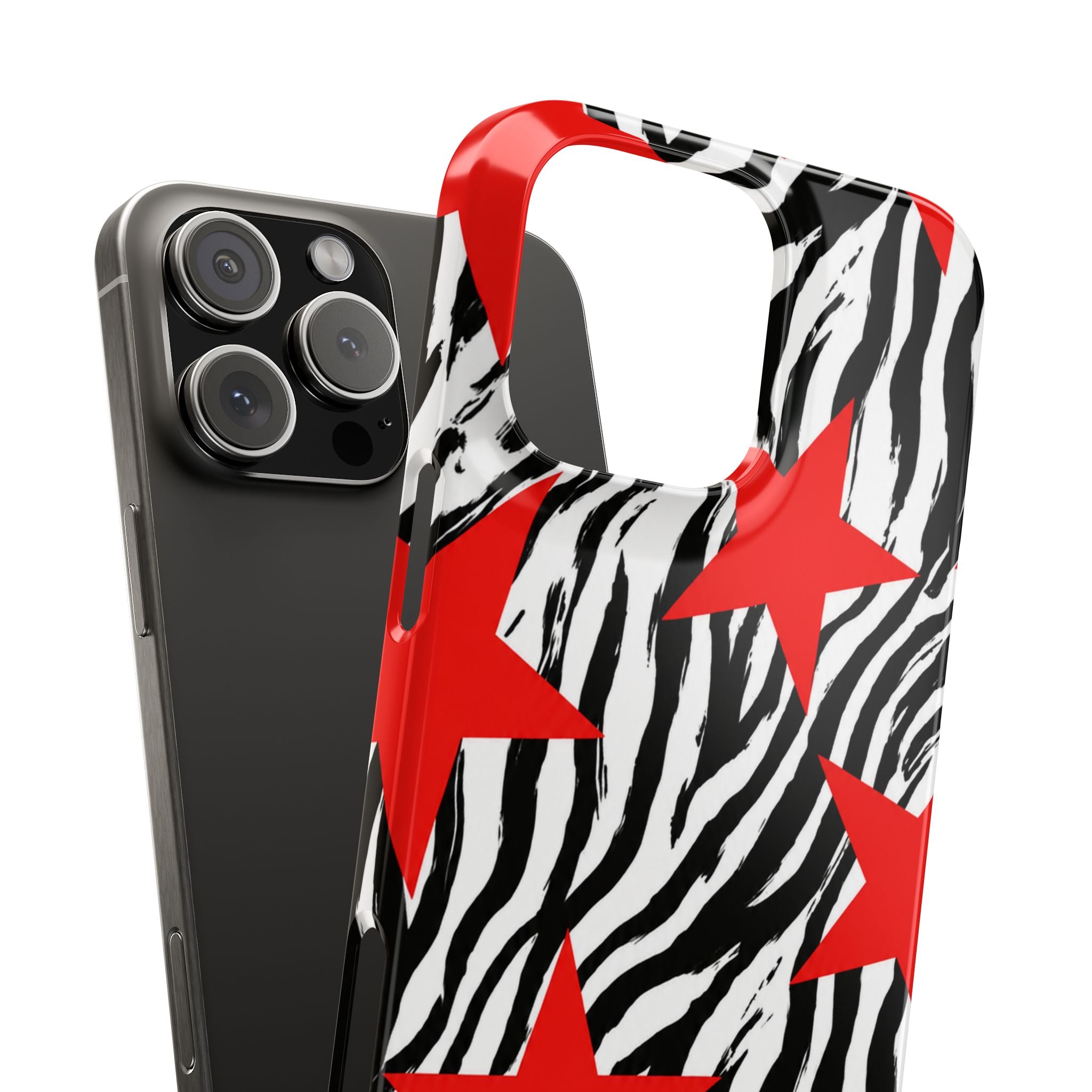 Retro Zebra Stars Phone Case