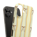 Bow Stripe Phone Case