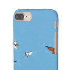 Swimming Dogs Phone Case