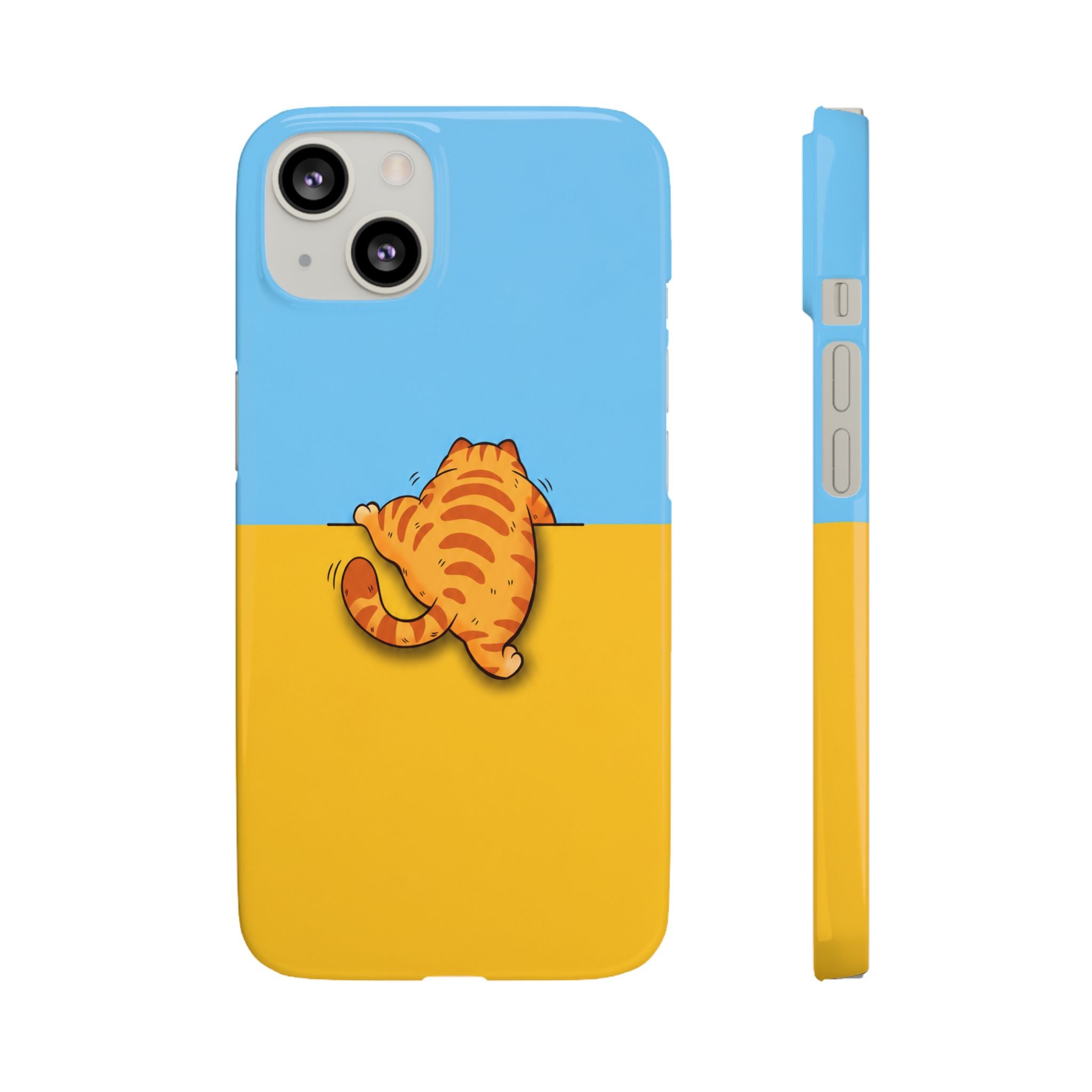 Peekaboo Orange Cat Phone Case