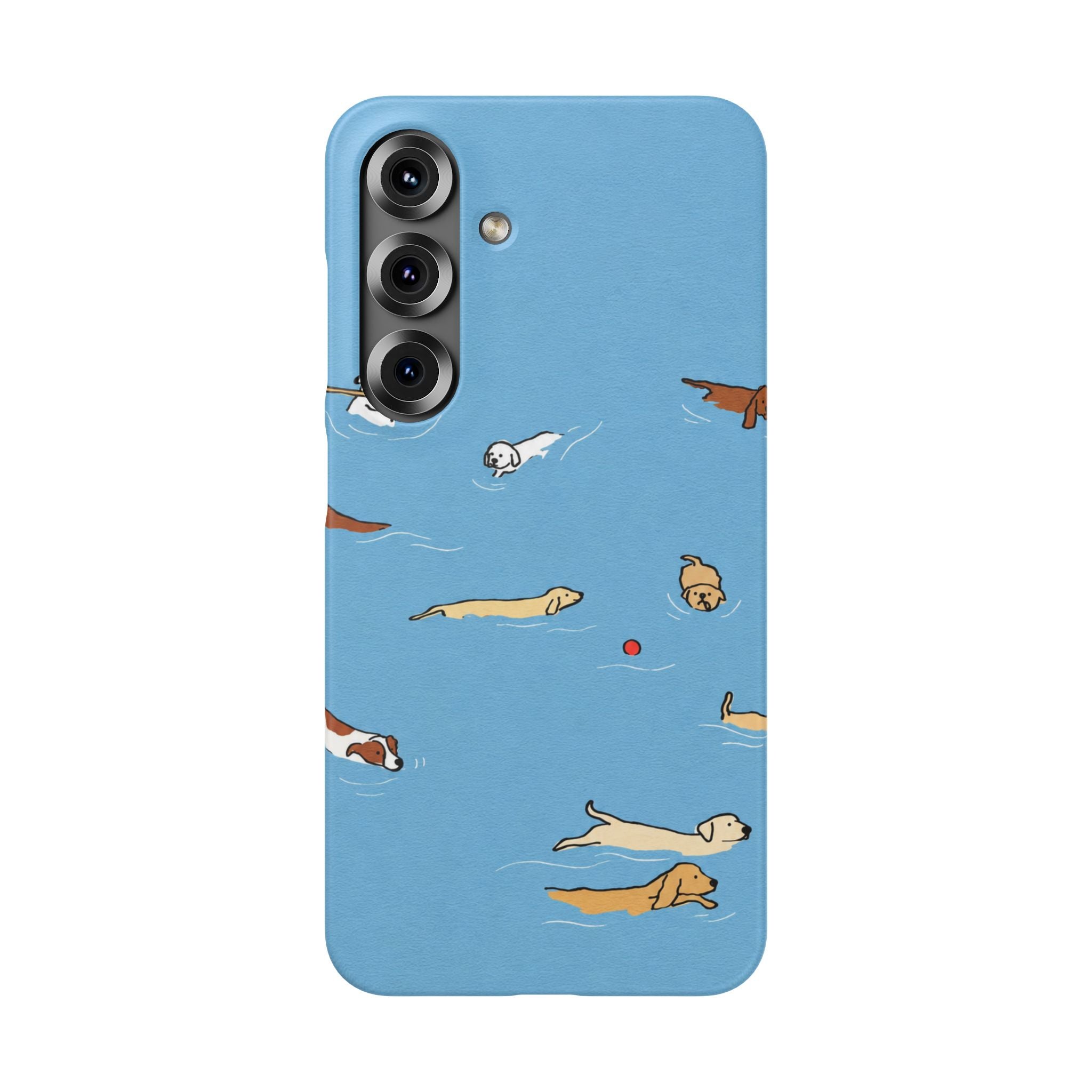 Swimming Dogs Phone Case