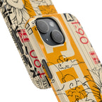 Retro Cassette Floral Phone Case