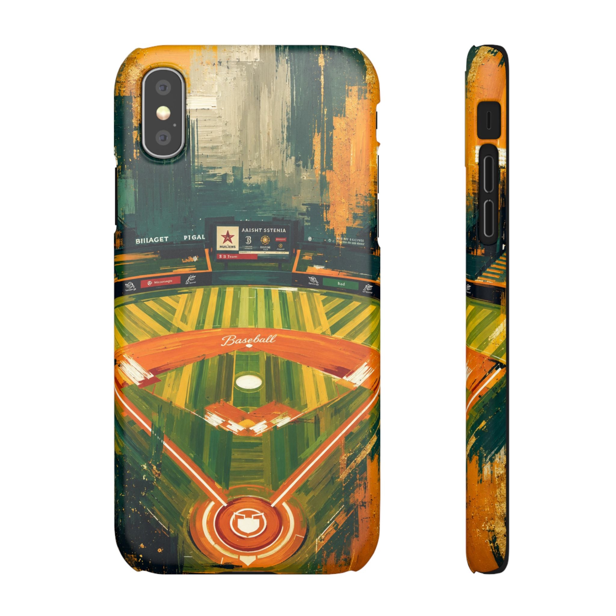 Abstract Baseball Stadium Phone Case