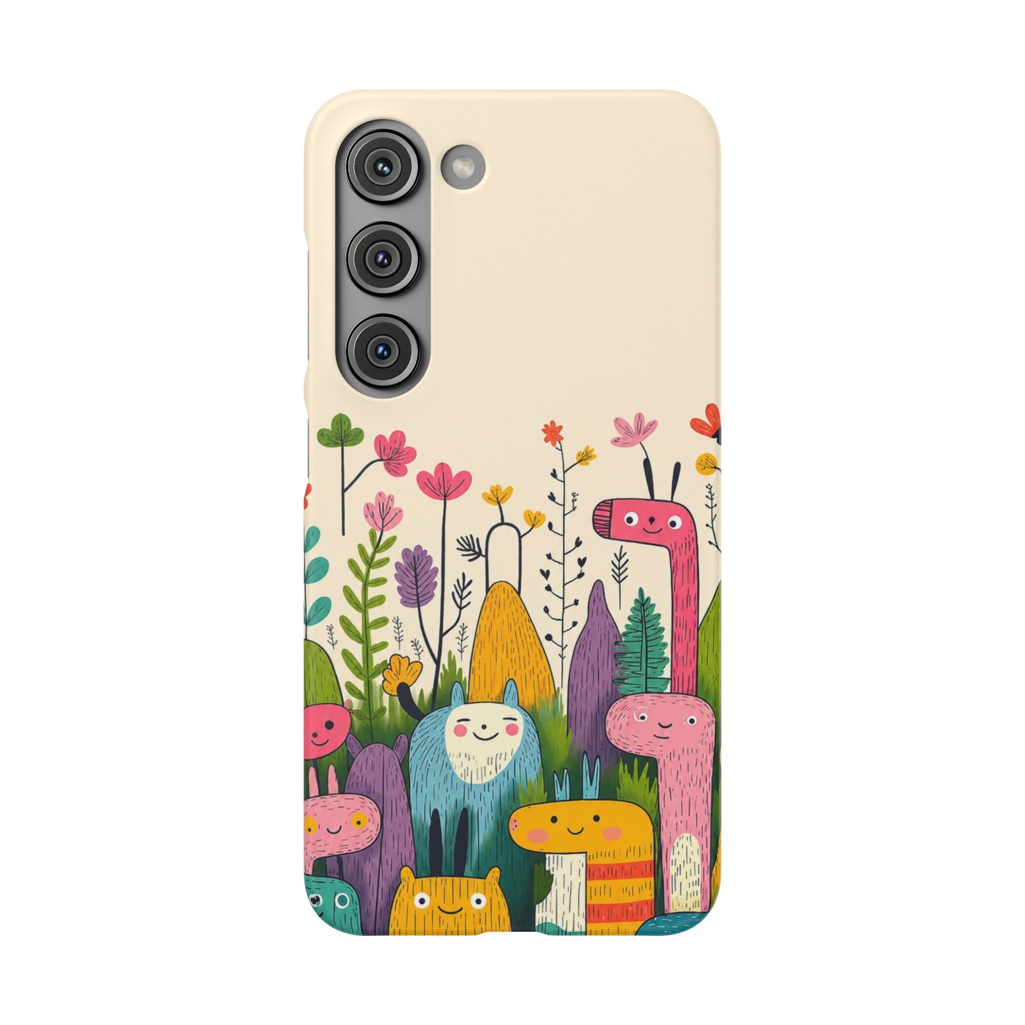 Cute Monster Garden Phone Case
