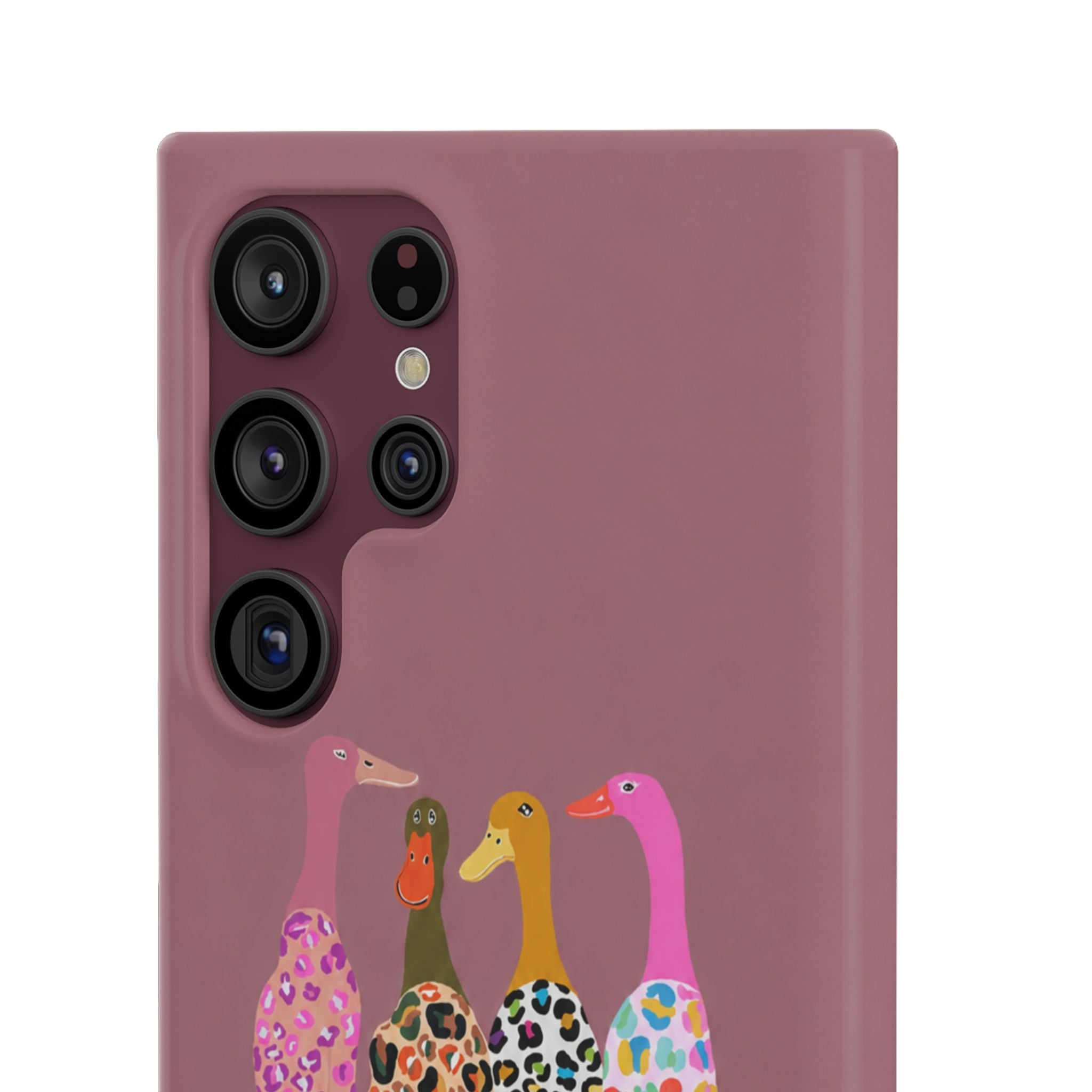 Colorful Leopard Ducks Phone Case