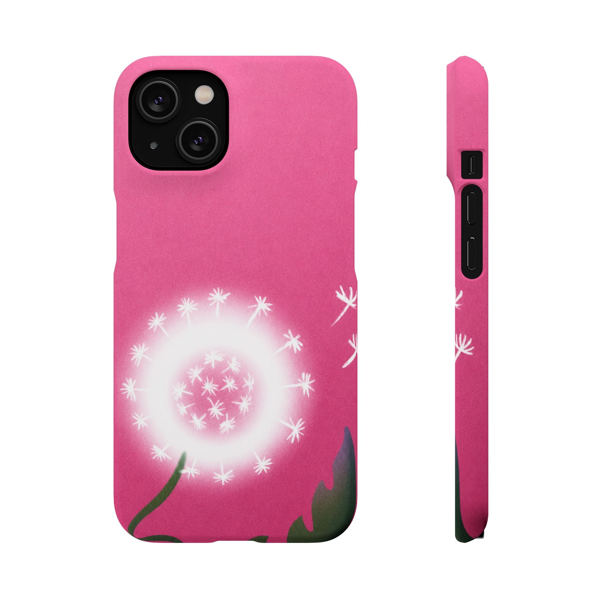 Pink Dandelion Phone Case