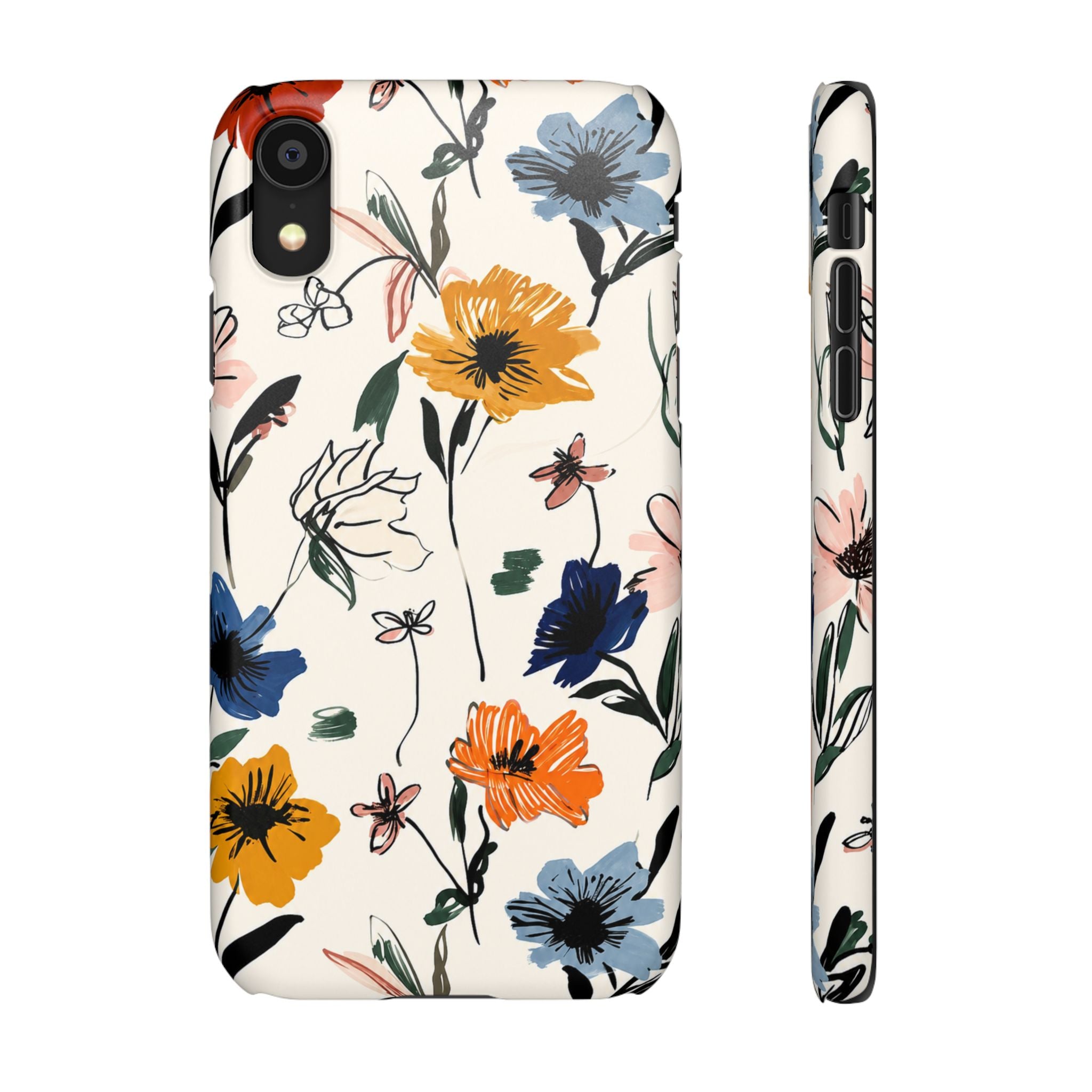 Wildflower Sketch Phone Case