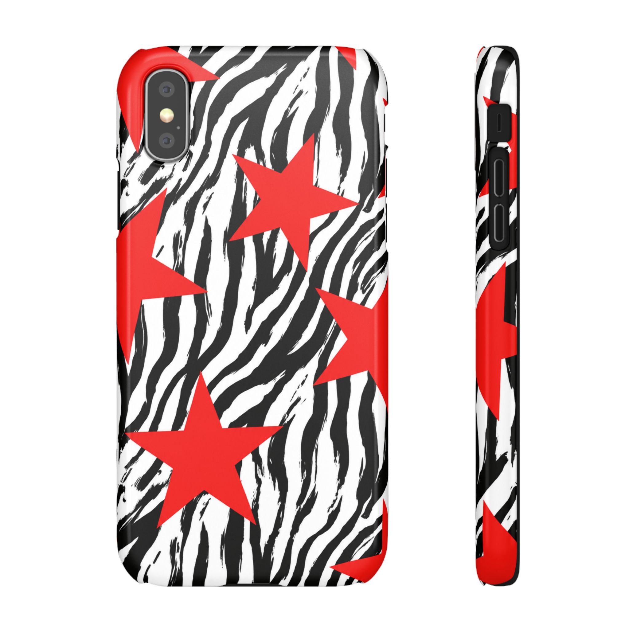Retro Zebra Stars Phone Case