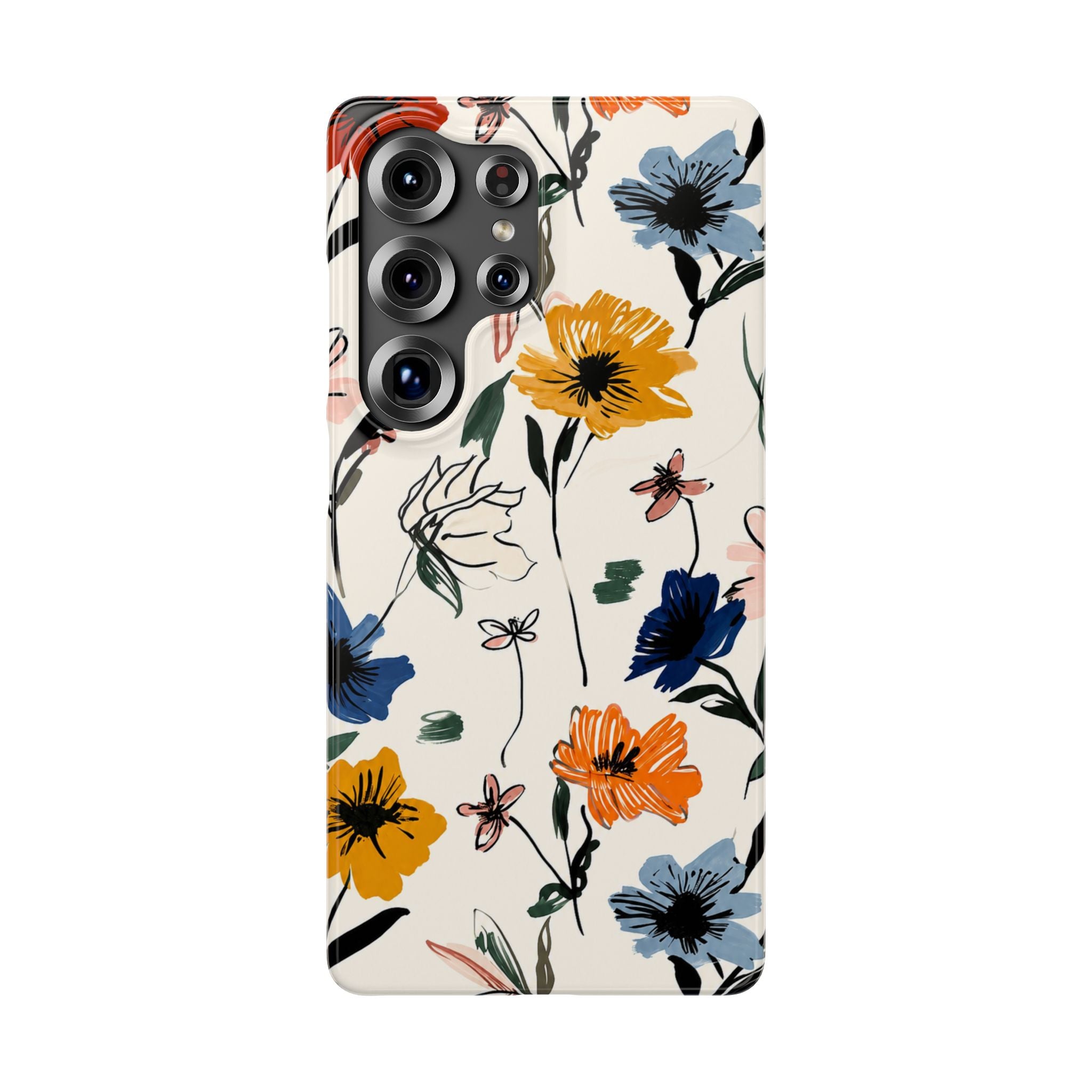 Wildflower Sketch Phone Case