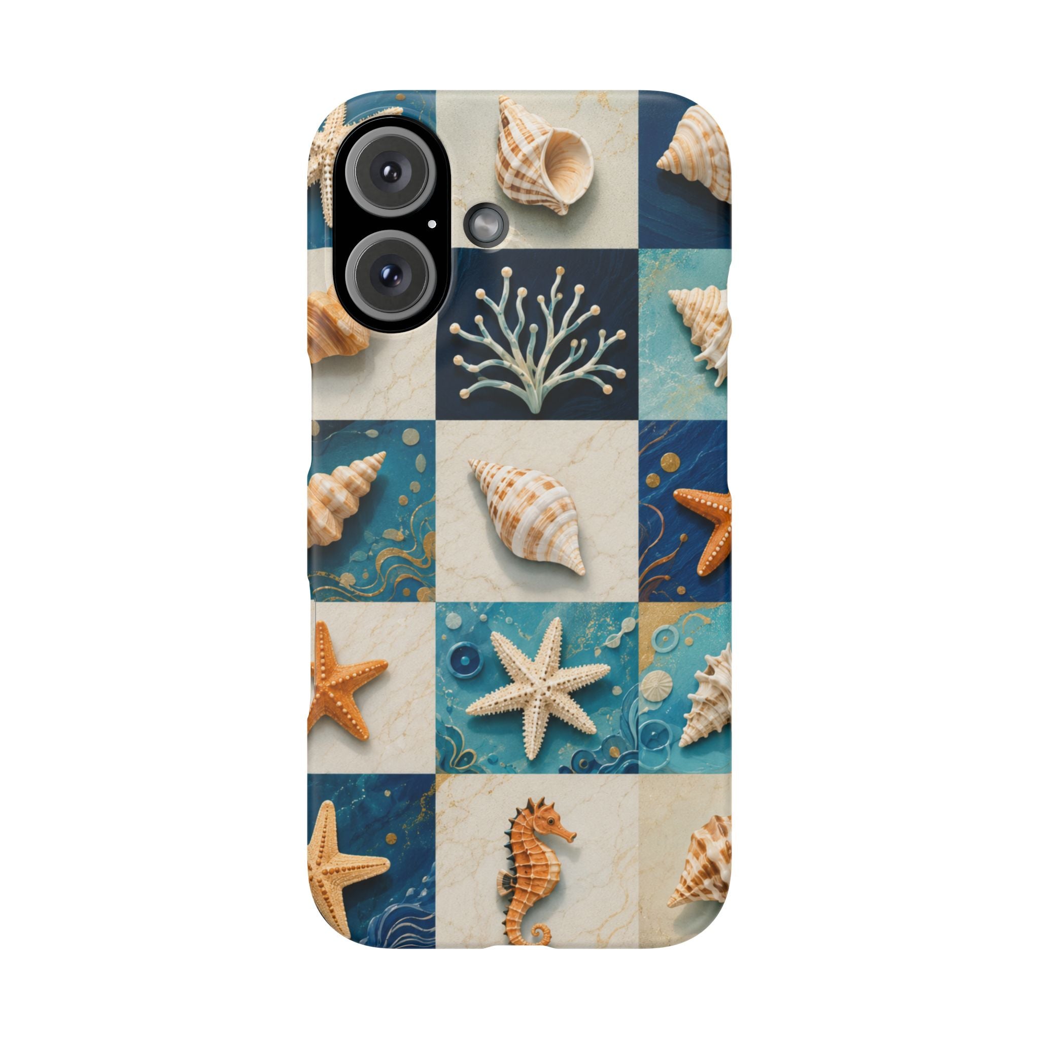 Coastal Seashell Mosaic Phone Case