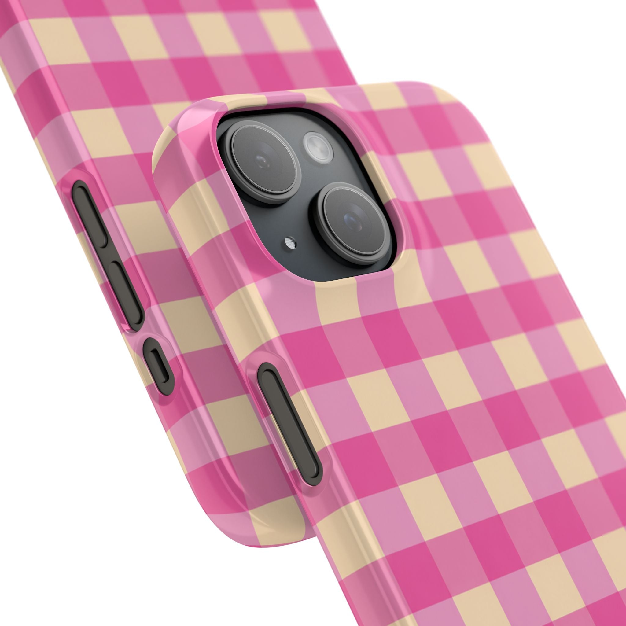 Pink Gingham Phone Case