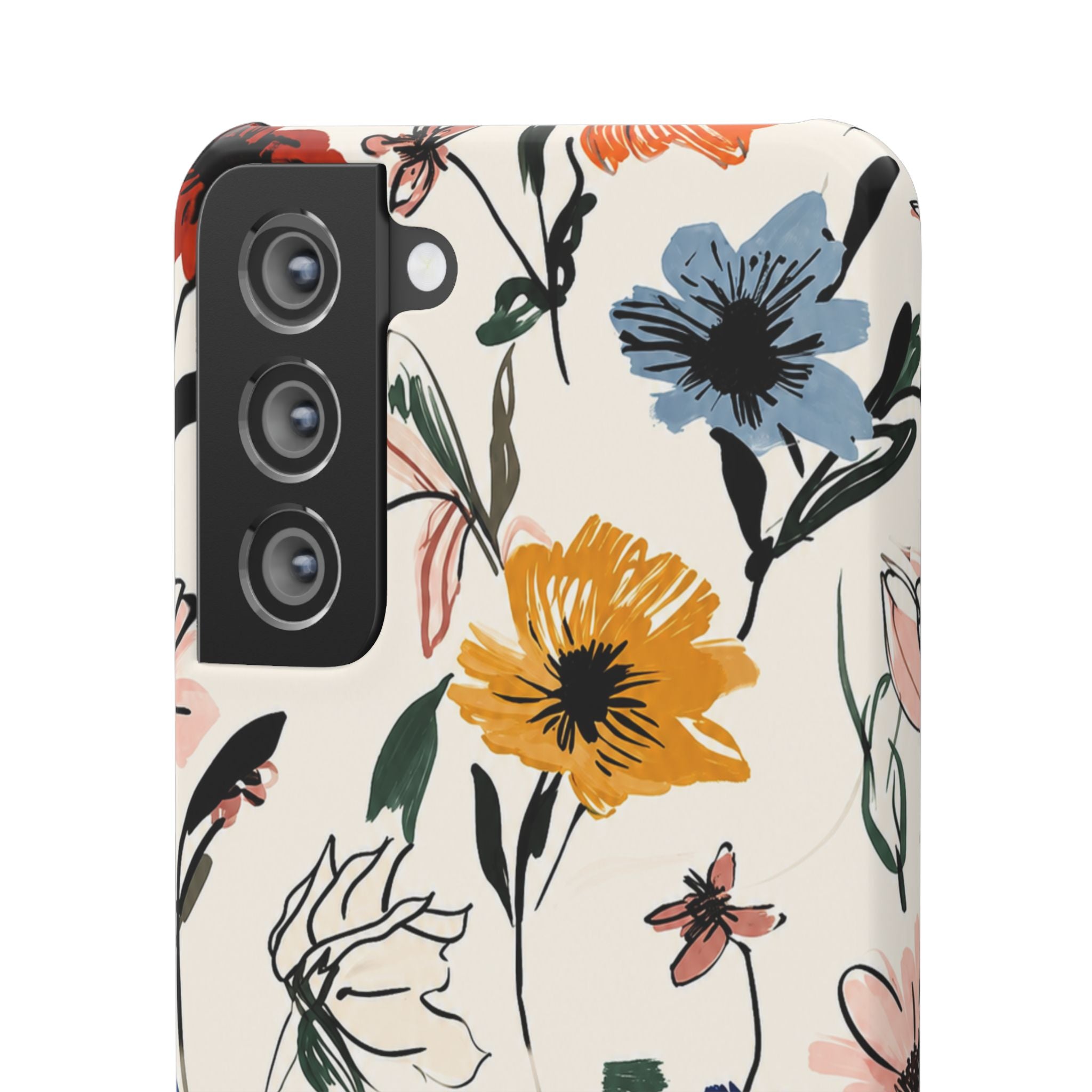 Wildflower Sketch Phone Case