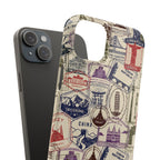 Vintage Travel Stamps Phone Case