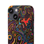 Neon Maze Phone Case