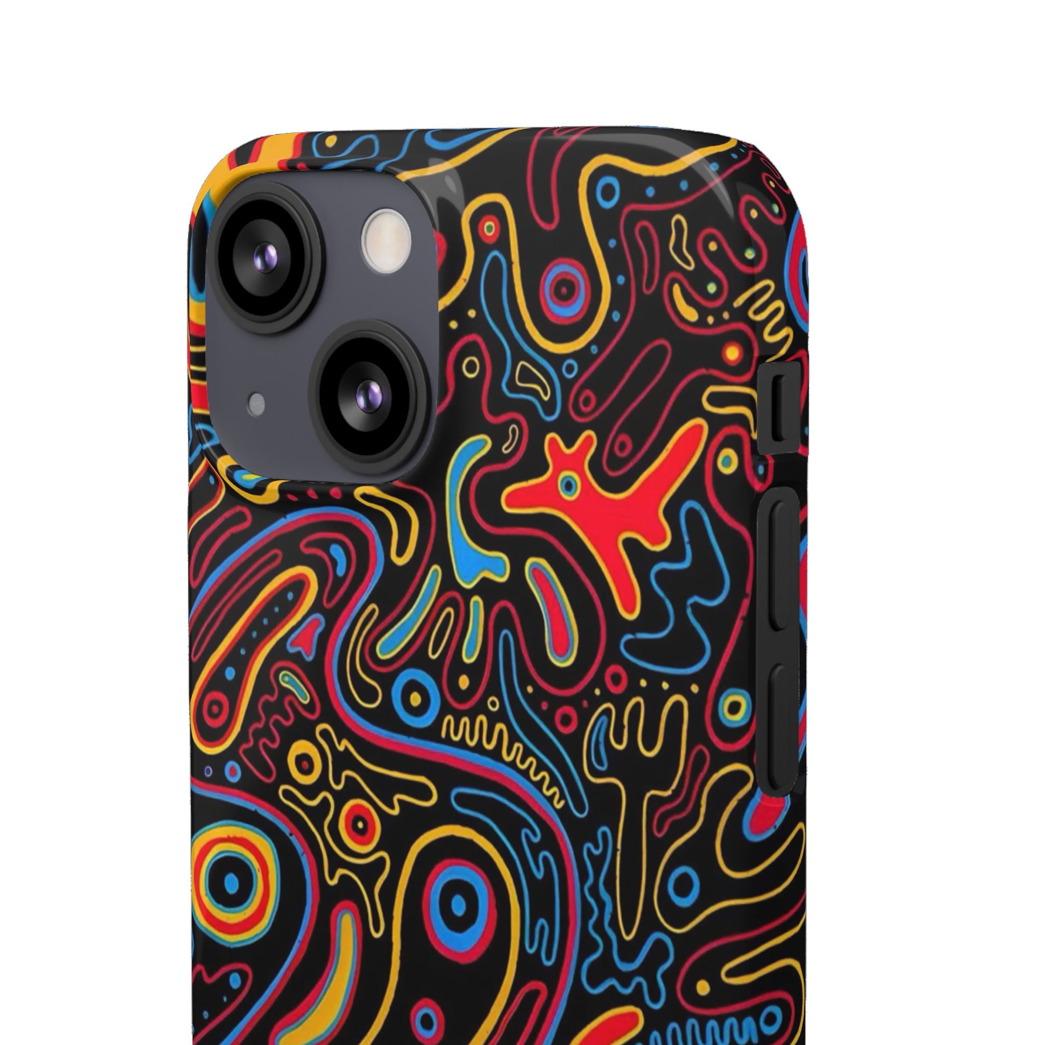 Neon Maze Phone Case