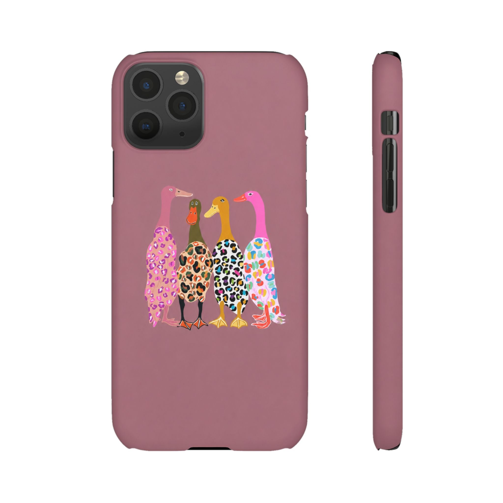 Colorful Leopard Ducks Phone Case