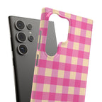 Pink Gingham Phone Case