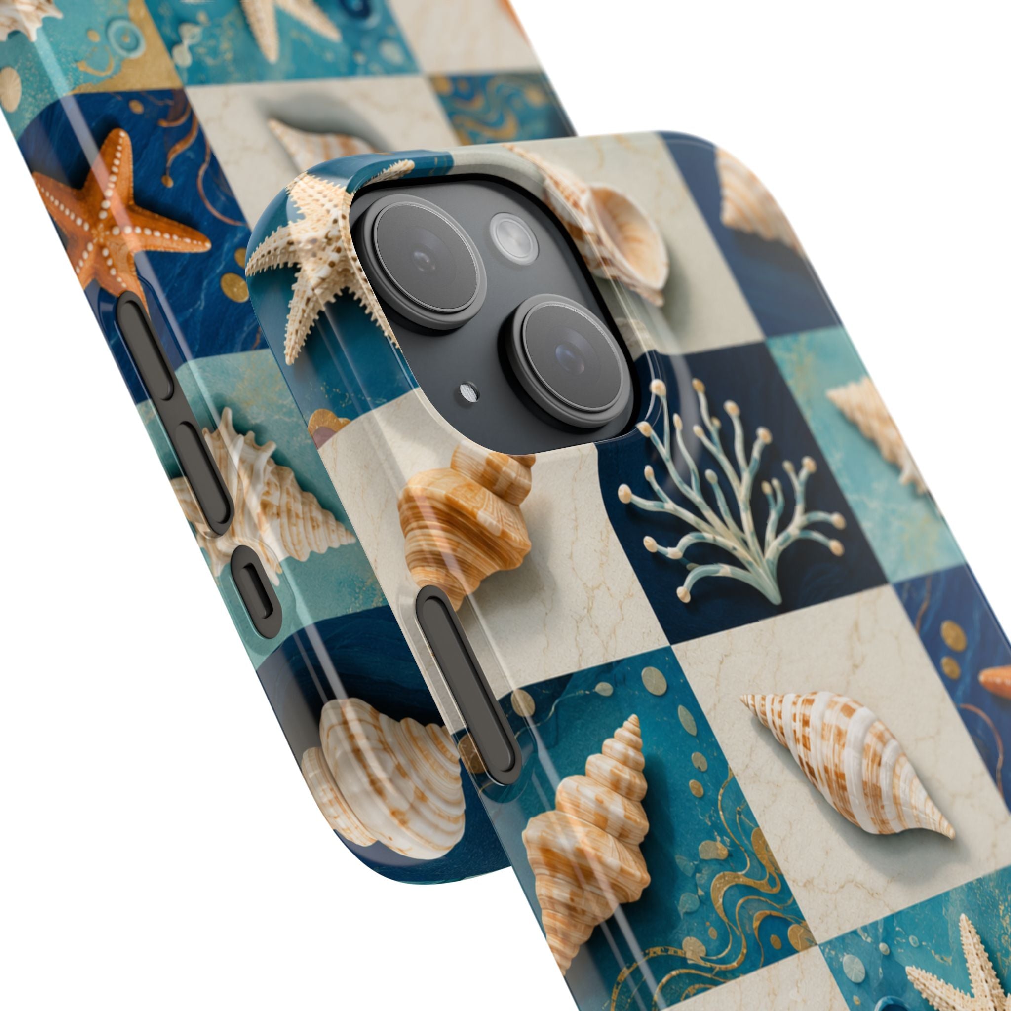 Coastal Seashell Mosaic Phone Case