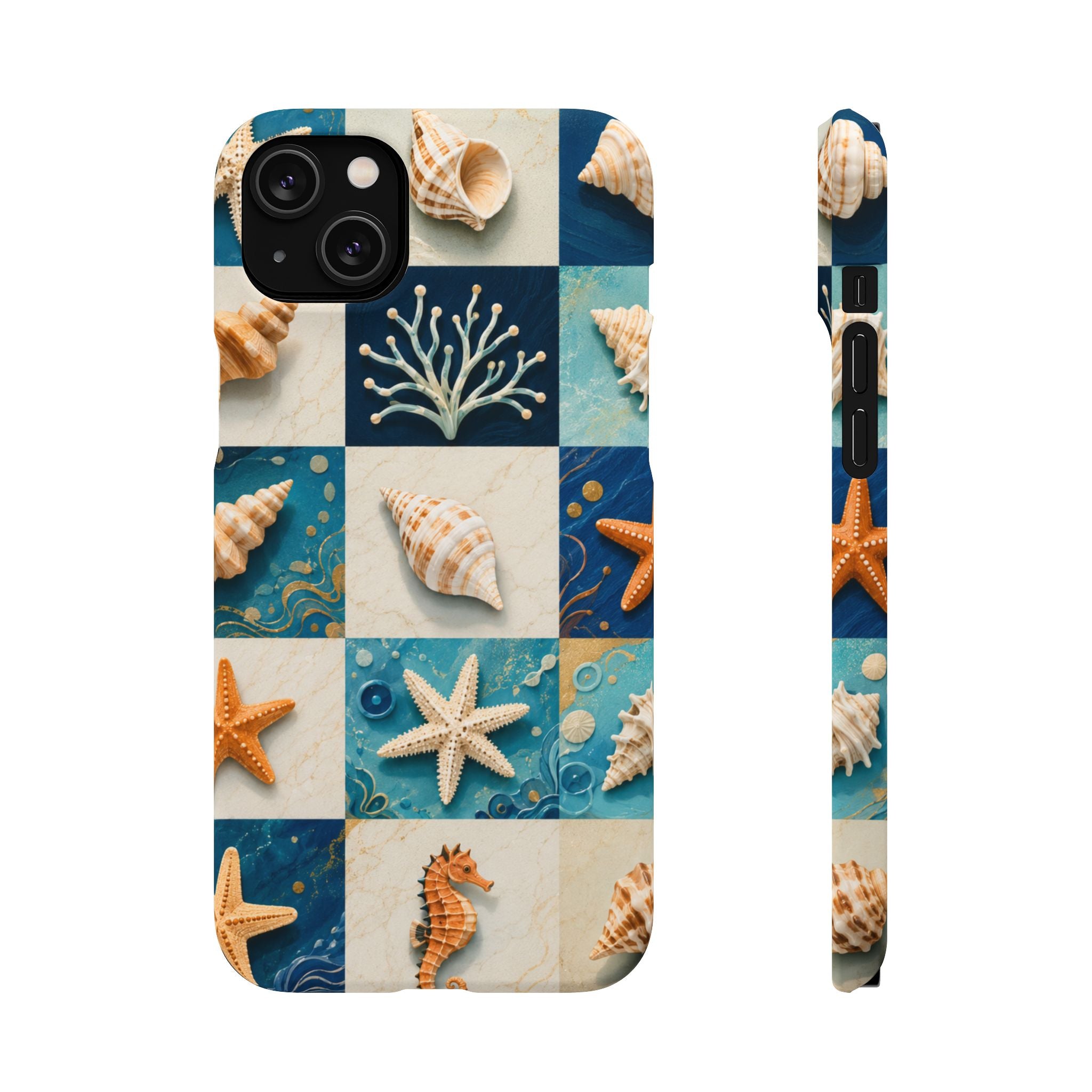 Coastal Seashell Mosaic Phone Case
