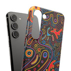 Neon Maze Phone Case